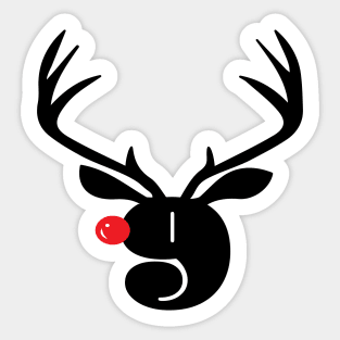 The 9th Reindeer Sticker